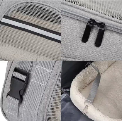 UrbanPaws™ | MOCHILA TRASNPORTADORA MASCOTAS PLEGABLE