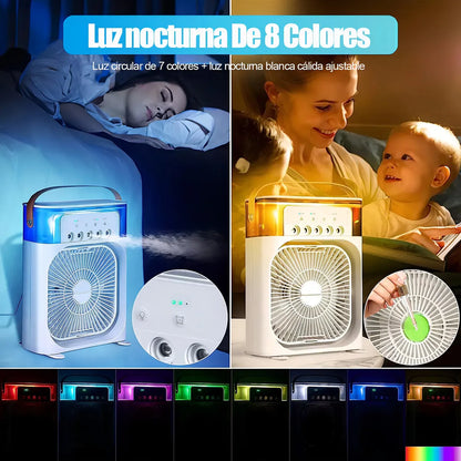 AeroMist Pro™| Mini ventilador 3 en 1