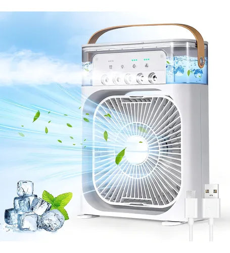 AeroMist Pro™| Ventilador, humidificador y lámpara 3 en  1